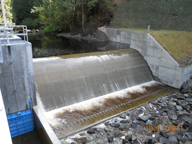 Youngs Creek Hydro Project dam