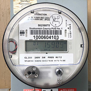 Solar production meter