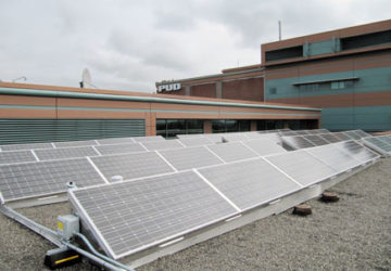 Solar installation at the PUD