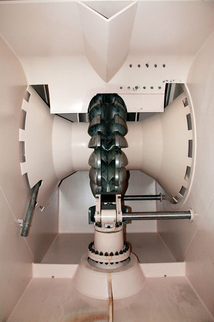 Turbina Pelton del proyecto hidroeléctrico de Youngs Creek