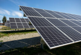 Solar panel at Arlington Microgrid
