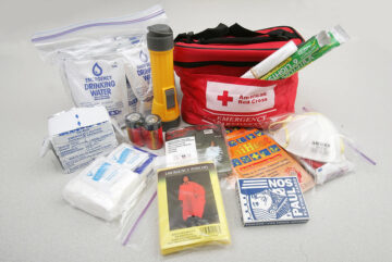 An emergency preparedness kit