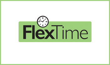 绿框中的 FlexTime 徽标