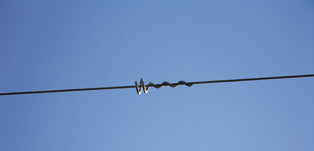 Typical bird diverter
