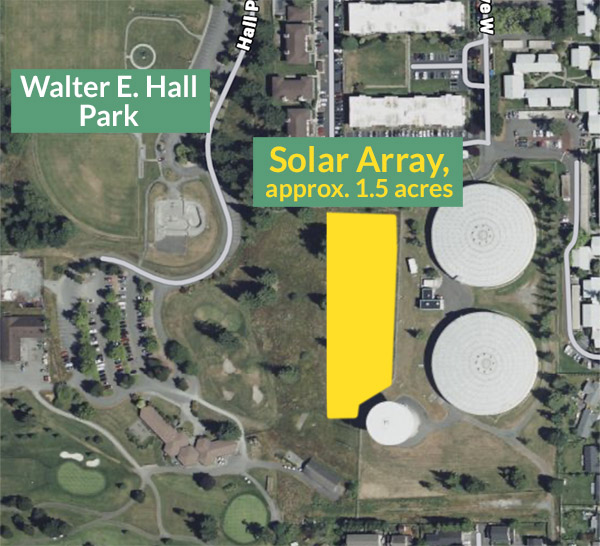 Location for South Everett Solar Project