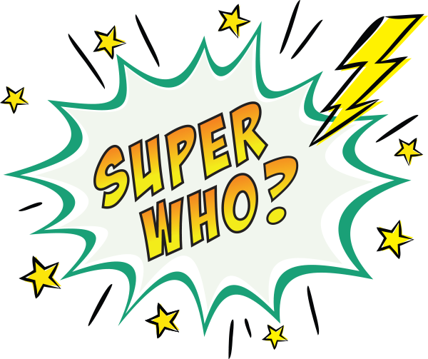 2023 Art Contest logo - Super Who?