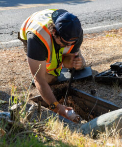 Installation of an advanced water meter