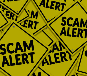 Be wary of scams