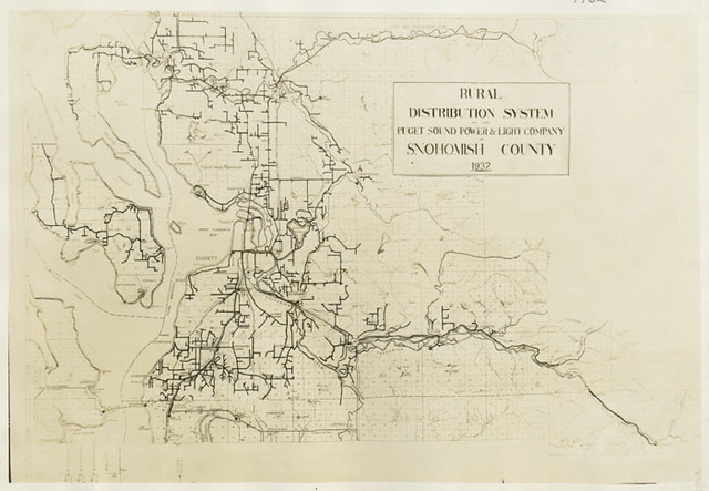 A map of the electrical distribution system 1932