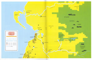 PUD service territory system map of 1962