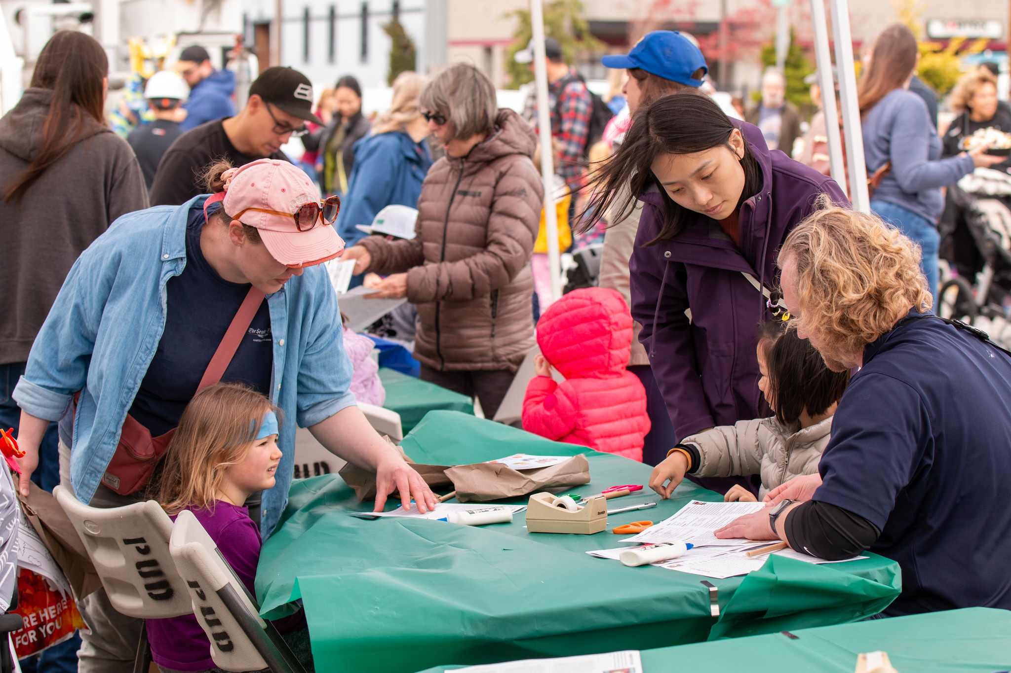 Family activities at the Energy Block Party