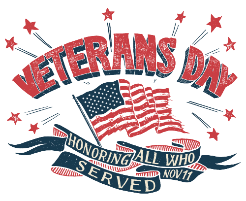 Veterans, we salute you!